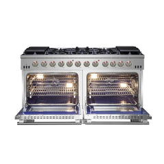 Forno 60" Capriasca Gas Range with 10 Burners and 200,000 BTUs - FFSGS6260-60 - The Home Selection