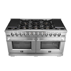 Forno 60" Capriasca Gas Range with 10 Burners and 200,000 BTUs - FFSGS6260-60 - The Home Selection
