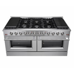 FORNO 60" Galiano Gold Professional Freestanding Gas Range - FFSGS6244-60 - The Home Selection