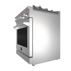 Forno Lazio - 30" All Gas Range, 5 burners with Air Fryer and Griddle - FFSGS6276-30 - The Home Selection