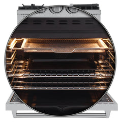 Forno Lazio 30-Inch Freestanding Dual Fuel Range, 4 Burners, True Convection Oven - FFSGS6196-30 - The Home Selection