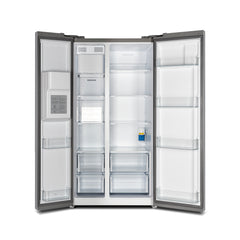 Forno Salerno 36" Side by Side Refrigerator with Decorative Grill - FFRBI1844-36SG - The Home Selection