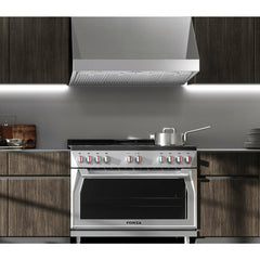 Forza 48” Professional Wall Mounted Range Hood – 24 Inches Tall- FH4824 - The Home Selection