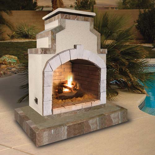 CalFlame 73 Inch Fireplace - FRP-910-3