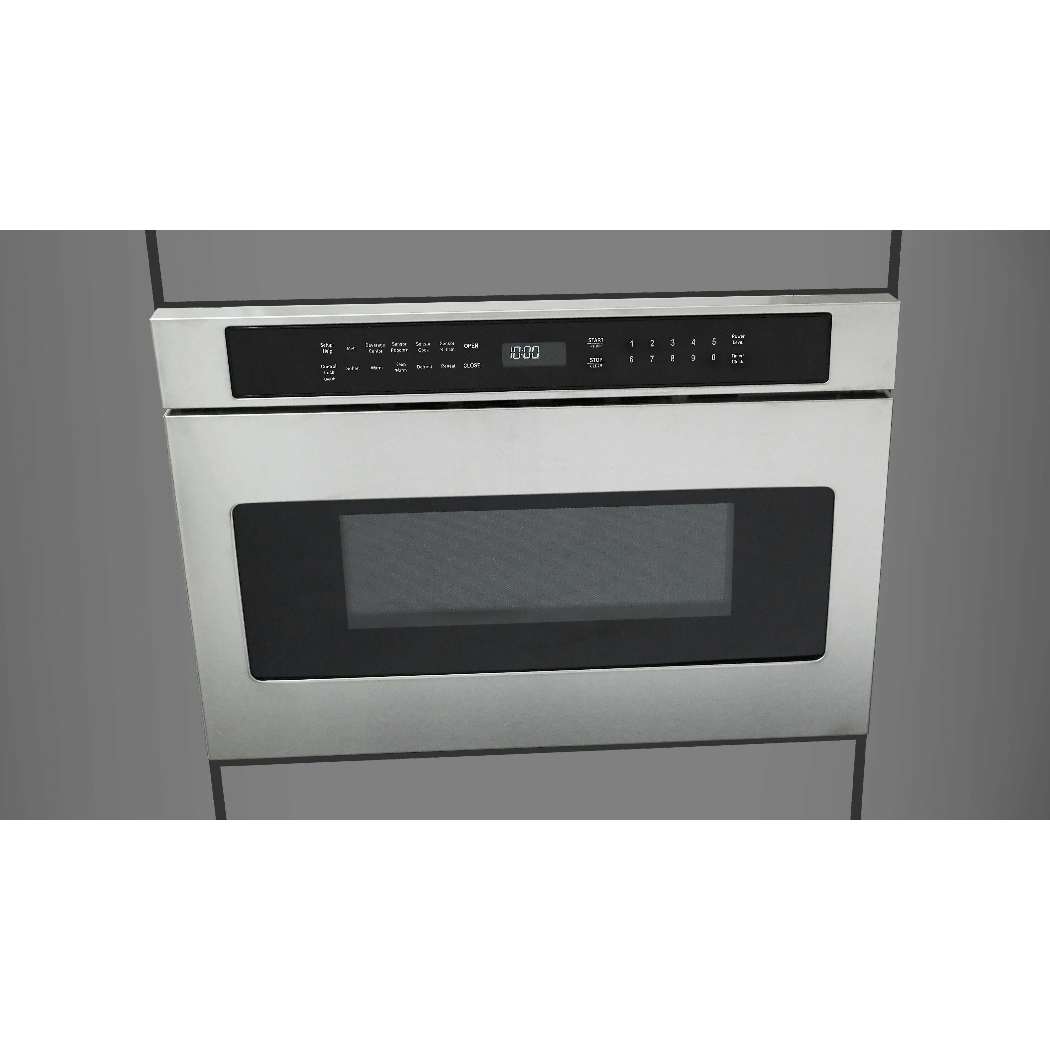 Fulgor Milano 24" Built-In Drawer Microwave Oven with 1.2 Cu. Ft. Capacity, Stainless Steel - F7DMW24S2 - The Home Selection