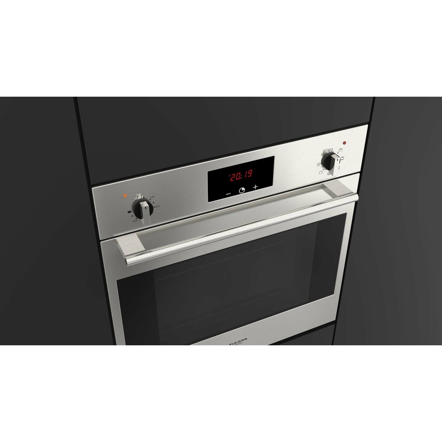 Fulgor Milano 24" Single Wall Electric Oven with 2.4 cu. ft. True European Convection - F1SM24S2 - The Home Selection