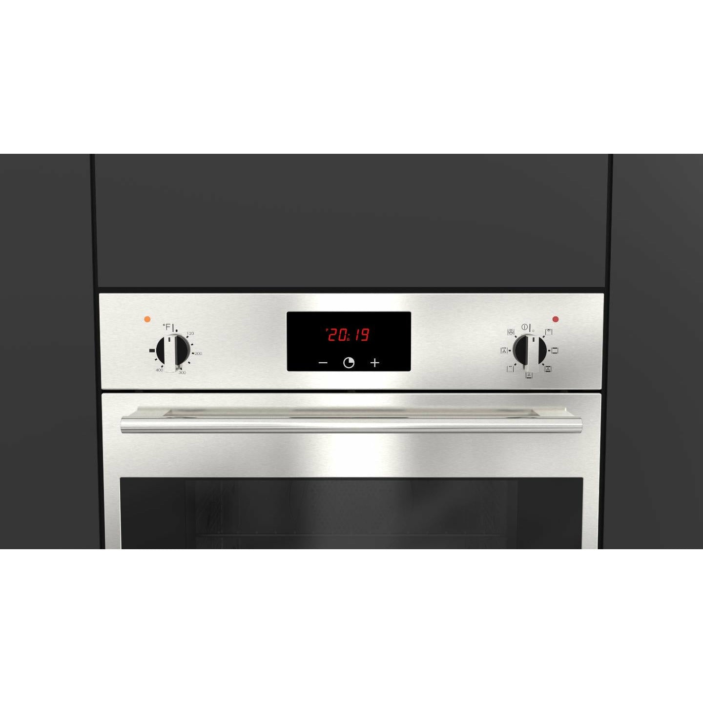 Fulgor Milano 24" Single Wall Electric Oven with 2.4 cu. ft. True European Convection - F1SM24S2 - The Home Selection
