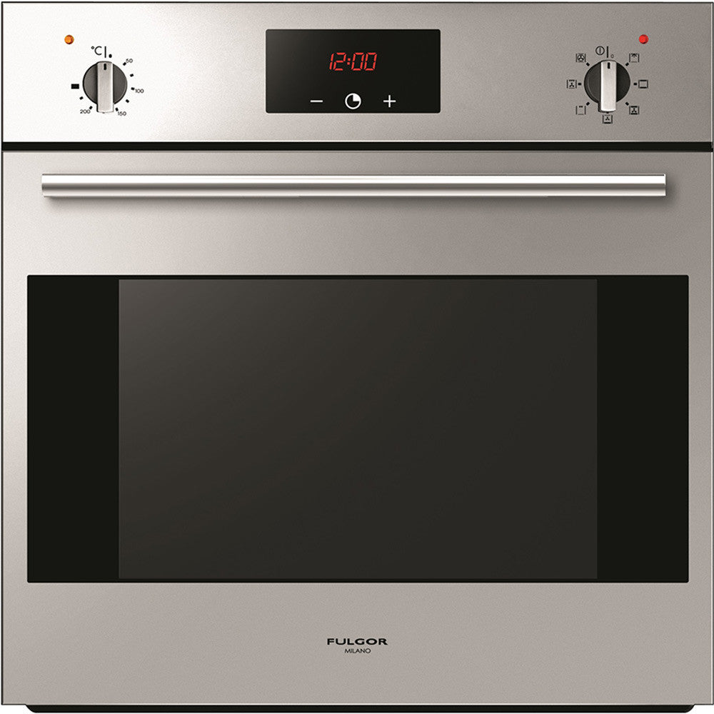 Fulgor Milano 24" Single Wall Electric Oven with 2.4 cu. ft. True European Convection - F1SM24S2 - The Home Selection