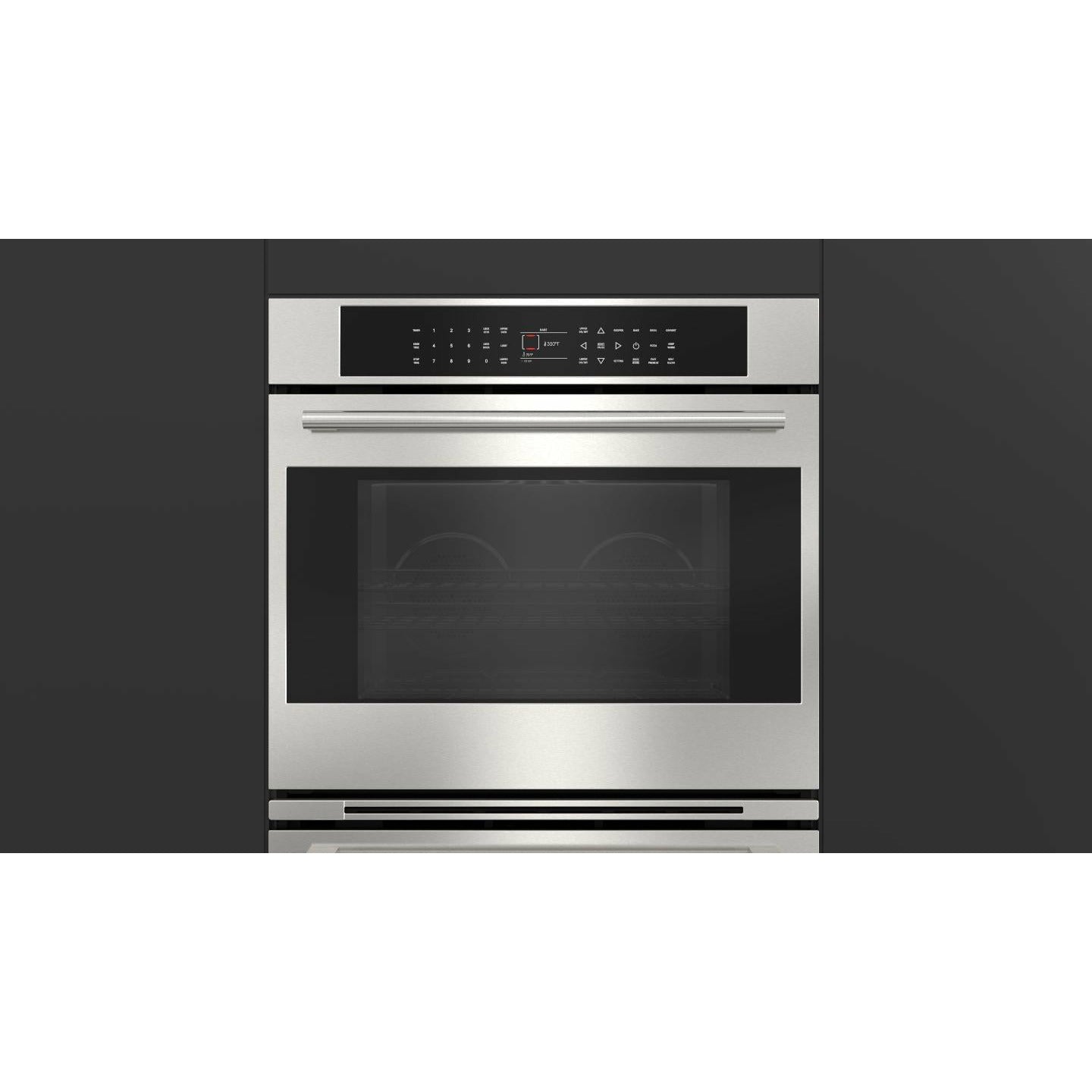 Fulgor Milano 30" Electric Double Wall Oven with 4.4 cu. ft. Capacity - F7DP301 - The Home Selection