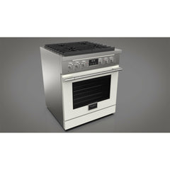 Fulgor Milano 30" Freestanding All Gas Range with 2 Duel Flame Burners, Stainless Steel - F4PGR304S2 - The Home Selection
