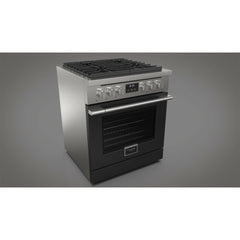 Fulgor Milano 30" Freestanding All Gas Range with 2 Duel Flame Burners, Stainless Steel - F4PGR304S2 - The Home Selection