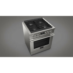 Fulgor Milano 30" Freestanding All Gas Range with 2 Duel Flame Burners, Stainless Steel - F4PGR304S2 - The Home Selection