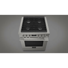 Fulgor Milano 30" Freestanding All Gas Range with 2 Duel Flame Burners, Stainless Steel - F4PGR304S2 - The Home Selection
