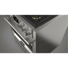 Fulgor Milano 30" Freestanding Dual Fuel Pro Range with 4 18,000-BTU Burners, Stainless Steel - F6PDF304S1 - The Home Selection