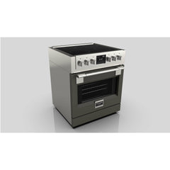 Fulgor Milano 30" Freestanding Induction Range with 4 Cooking Zones, Stainless Steel - F6PIR304S1 - The Home Selection