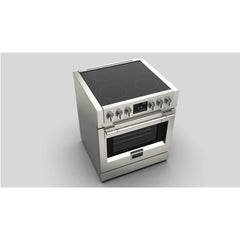 Fulgor Milano 30" Freestanding Induction Range with 4 Cooking Zones, Stainless Steel - F6PIR304S1 - The Home Selection