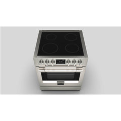 Fulgor Milano 30" Freestanding Induction Range with 4 Cooking Zones, Stainless Steel - F6PIR304S1 - The Home Selection
