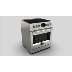 Fulgor Milano 30" Freestanding Induction Range with 4 Cooking Zones, Stainless Steel - F6PIR304S1 - The Home Selection