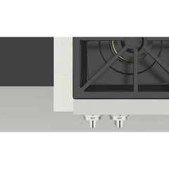 Fulgor Milano 30" Gas Rangetop with 4 Sealed Dual Flame 18,000 BTU Burners, Stainless Steel - F6GRT304S1 - The Home Selection