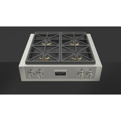 Fulgor Milano 30" Gas Rangetop with 4 Sealed Dual Flame 18,000 BTU Burners, Stainless Steel - F6GRT304S1 - The Home Selection