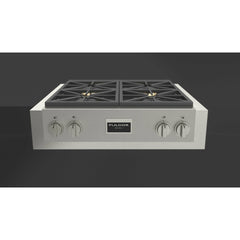 Fulgor Milano 30" Gas Rangetop with 4 Sealed Dual Flame 18,000 BTU Burners, Stainless Steel - F6GRT304S1 - The Home Selection