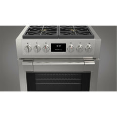 Fulgor Milano 30" Professional All Gas Range with 4 Dual-Flame Burners, 4.4 cu. ft. Capacity w/ Stainless Steel - F6PGR304S2 - The Home Selection