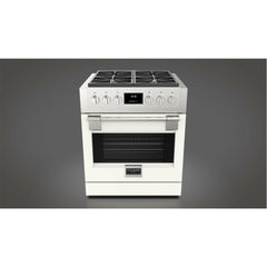 Fulgor Milano 30" Professional All Gas Range with 4 Dual-Flame Burners, 4.4 cu. ft. Capacity w/ Stainless Steel - F6PGR304S2 - The Home Selection