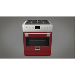 Fulgor Milano 30" Professional All Gas Range with 4 Dual-Flame Burners, 4.4 cu. ft. Capacity w/ Stainless Steel - F6PGR304S2 - The Home Selection