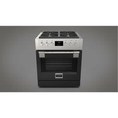 Fulgor Milano 30" Professional All Gas Range with 4 Dual-Flame Burners, 4.4 cu. ft. Capacity w/ Stainless Steel - F6PGR304S2 - The Home Selection
