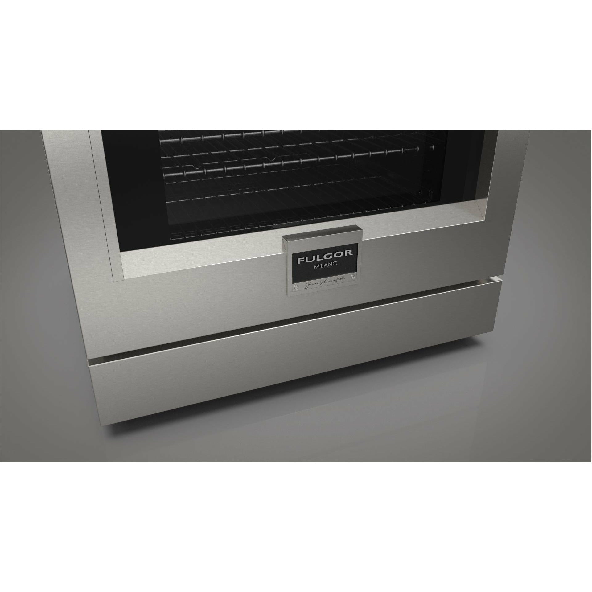 Fulgor Milano 30" Professional All Gas Range with 4 Dual-Flame Burners, 4.4 cu. ft. Capacity w/ Stainless Steel - F6PGR304S2 - The Home Selection