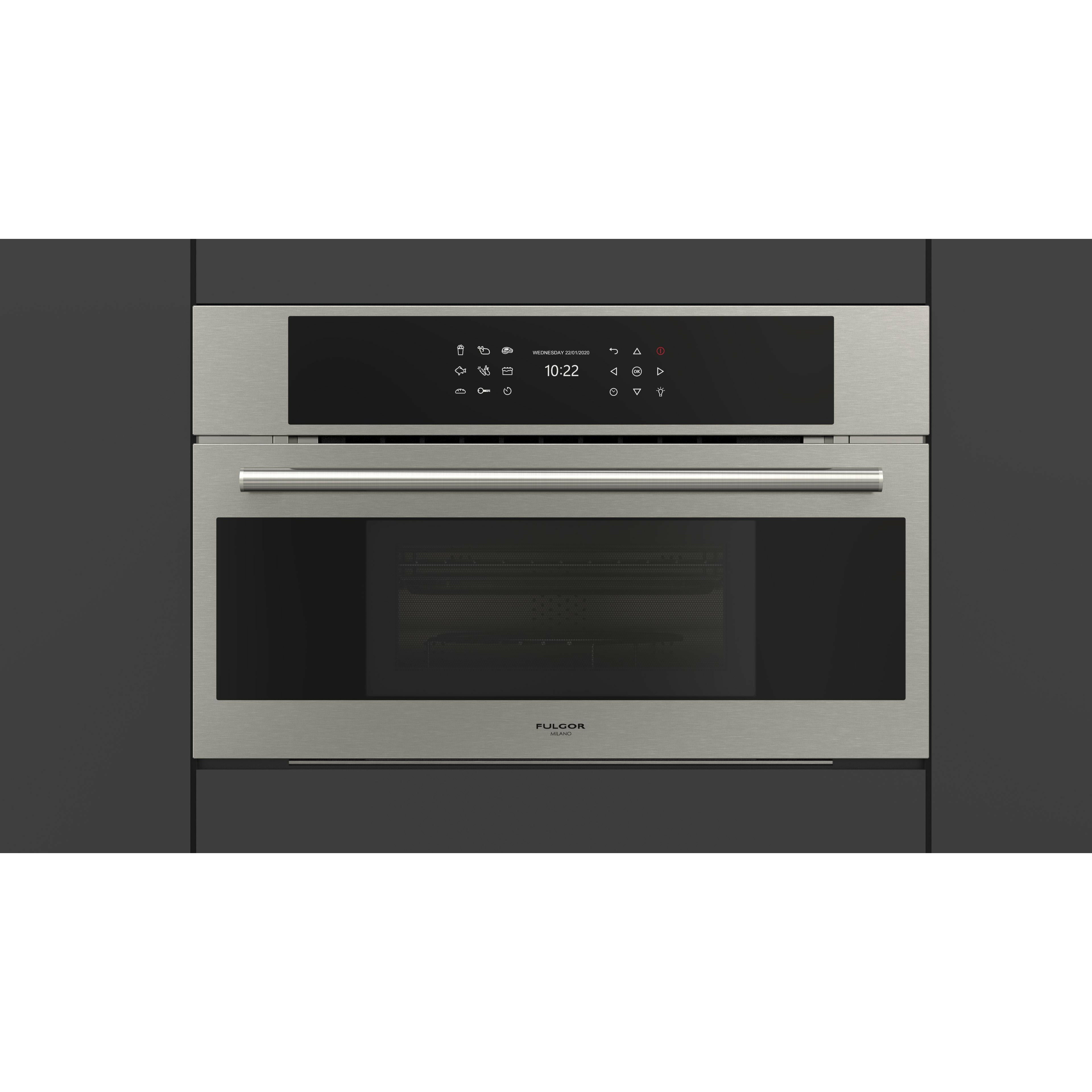 Fulgor Milano 30" Single Electric Speed Wall Oven with 1.2 cu. ft. Capacity Microwave - F7DSPD30S1 - The Home Selection