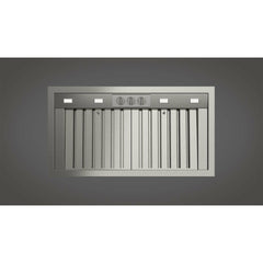 Fulgor Milano 34" Pro Insert Hood with 1000 CFM LED Lighting, Stainless Steel - F6BP34DS1 - The Home Selection