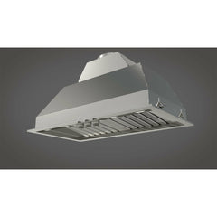 Fulgor Milano 34" Pro Insert Hood with 1000 CFM LED Lighting, Stainless Steel - F6BP34DS1 - The Home Selection