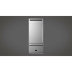 Fulgor Milano 36" Built-In Bottom Mount Refrigerator with 18.5 Cu. Ft. Capacity, Stainless Steel - F7PBM36S1 - The Home Selection