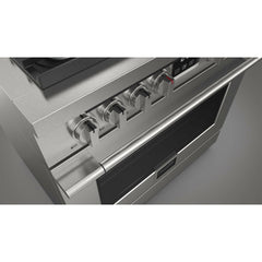 Fulgor Milano 36" Freestanding All Gas Range with 3 Duel Flame Burners, Stainless Steel - F4PGR366S2 - The Home Selection