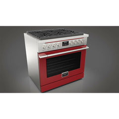 Fulgor Milano 36" Freestanding All Gas Range with 3 Duel Flame Burners, Stainless Steel - F4PGR366S2 - The Home Selection