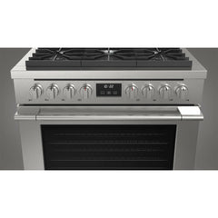 Fulgor Milano 36" Freestanding All Gas Range with 3 Duel Flame Burners, Stainless Steel - F4PGR366S2 - The Home Selection