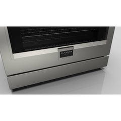Fulgor Milano 36" Freestanding Dual Pro Fuel Range with Four 18,000 BTU Burners, Stainless Steel - F6PDF366S1 - The Home Selection