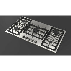 Fulgor Milano 36" Gas Cooktop with 5 European Sealed Burners - F4GK36S1 - The Home Selection