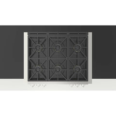 Fulgor Milano 36" Gas Rangetop with 6 Sealed Dual Flame 18,000 BTU Burners, Stainless Steel - F6GRT366S1 - The Home Selection