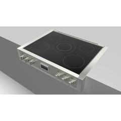Fulgor Milano 36" Induction Rangetop with 5 Cooking Zones, Stainless Steel - F6IRT365S1 - The Home Selection