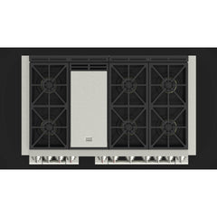 Fulgor Milano 48" Freestanding Professional All Gas Range with 6 Dual Flame Sealed Burners, Stainless Steel - F6PGR486GS2 - The Home Selection