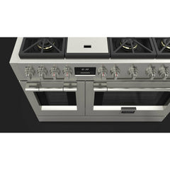Fulgor Milano 48" Freestanding Professional All Gas Range with 6 Dual Flame Sealed Burners, Stainless Steel - F6PGR486GS2 - The Home Selection