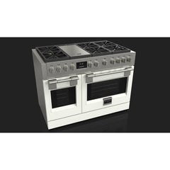 Fulgor Milano 48" Freestanding Professional All Gas Range with 6 Dual Flame Sealed Burners, Stainless Steel - F6PGR486GS2 - The Home Selection
