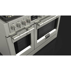 Fulgor Milano 48" Freestanding Professional All Gas Range with 6 Dual Flame Sealed Burners, Stainless Steel - F6PGR486GS2 - The Home Selection