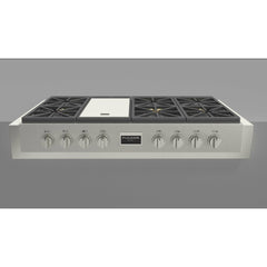 Fulgor Milano 48" Gas Rangetop with 6 Sealed Burners, Stainless Steel - F6GRT486GS1 - The Home Selection