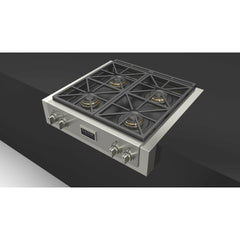 Fulgor Milano Package 30" Electric Wall Oven, 36" French Door Refrigerator, 30" Gas Rangetop, 30" Wall Mount Range Hood and 24" Built-In Dishwasher - The Home Selection