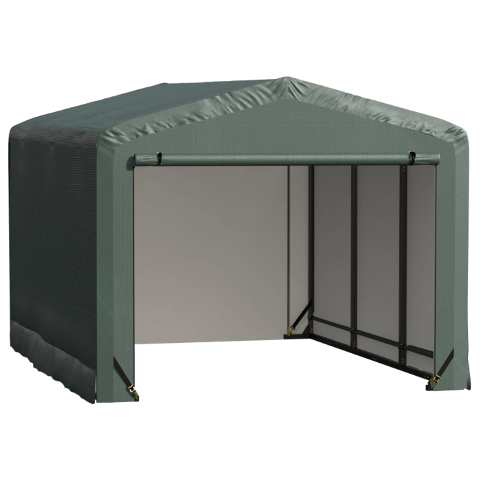 ShelterLogic ShelterTube Wind and Snow-Load Rated Garage, 10x14x8 - SQAACC0103C01001408