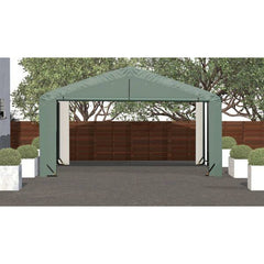 ShelterLogic ShelterTube Wind and Snow-Load Rated Garage, 20x18x10 - SQAADD0103C02001810