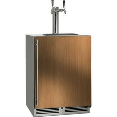 Perlick 24" Beer Dispensers w/ Fully Integrated Solid Door,  C-Series 2 Sixth-Barrel Capacity - HC24TO-4-2-2